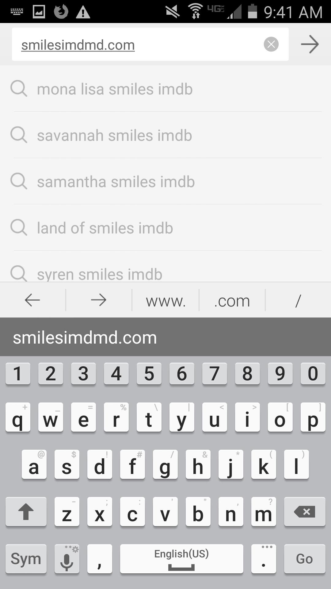 In the URL, head to smilesimdmd.com.