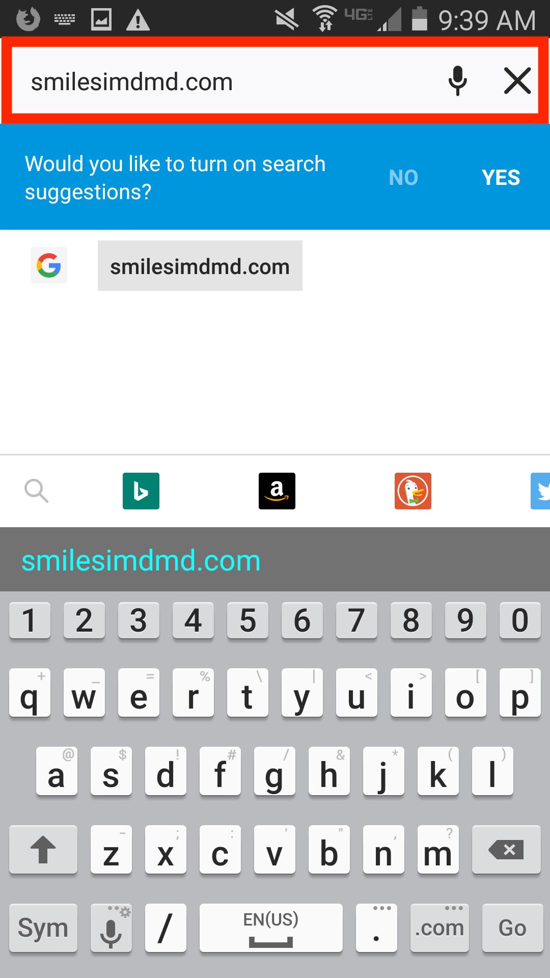 Access SmileSIM from your Firefox app.